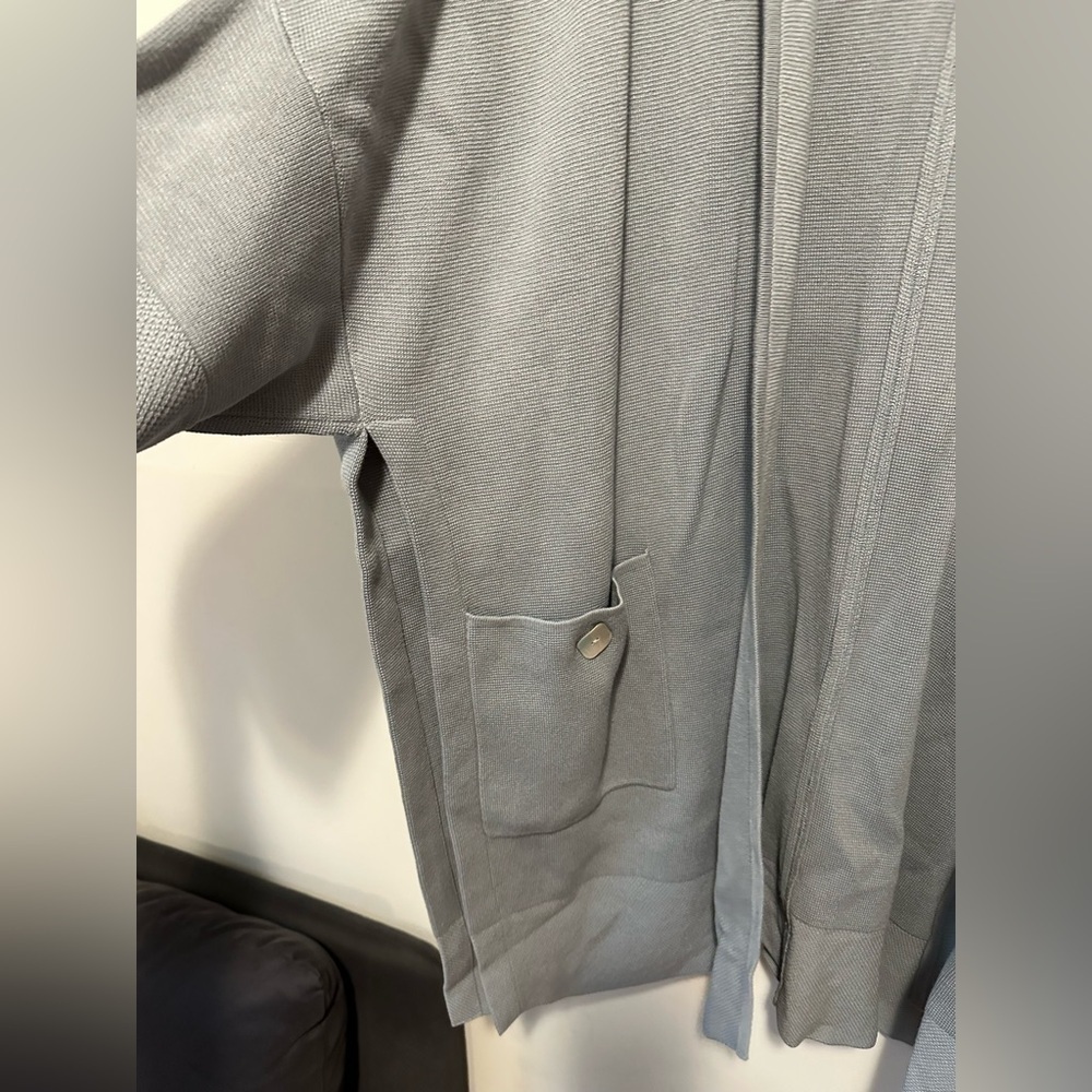 NWT Marla Wynne For Chico's Kimono Sweater Dusty Blue Size M - Picture 9 of 15